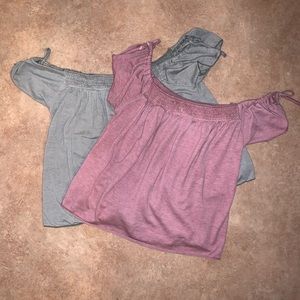 AE Off the shoulder top bundle